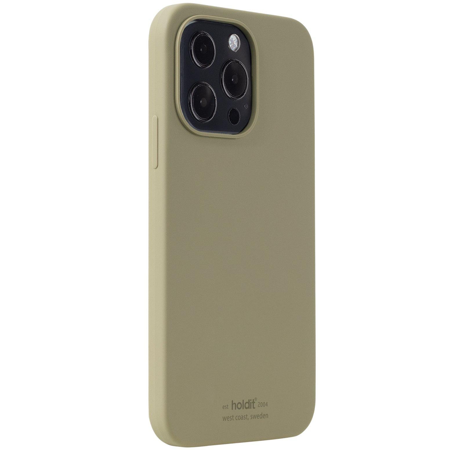 Silikonskal iPhone 13 Pro Khaki Green