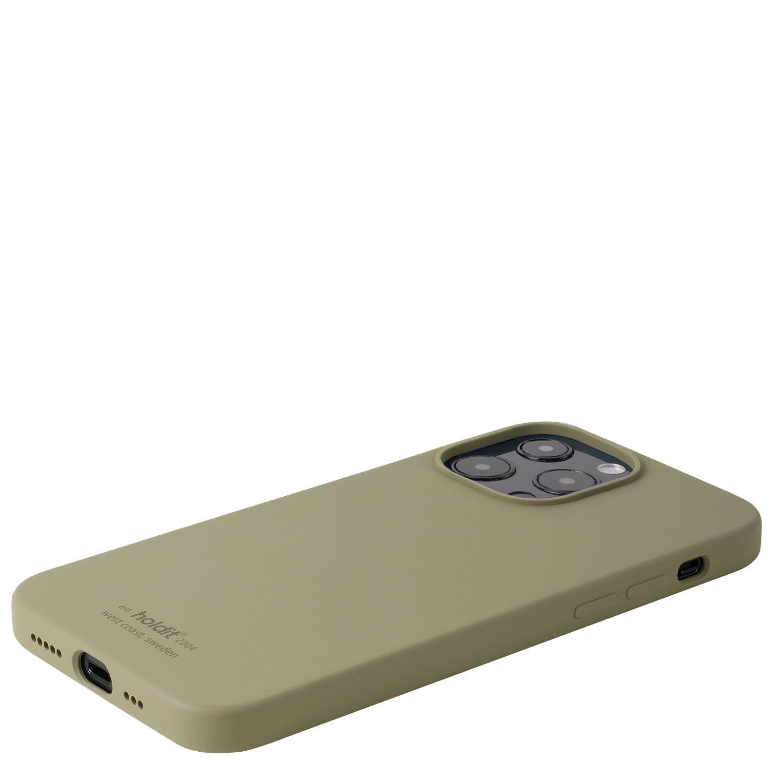 Silikonskal iPhone 13 Pro Khaki Green