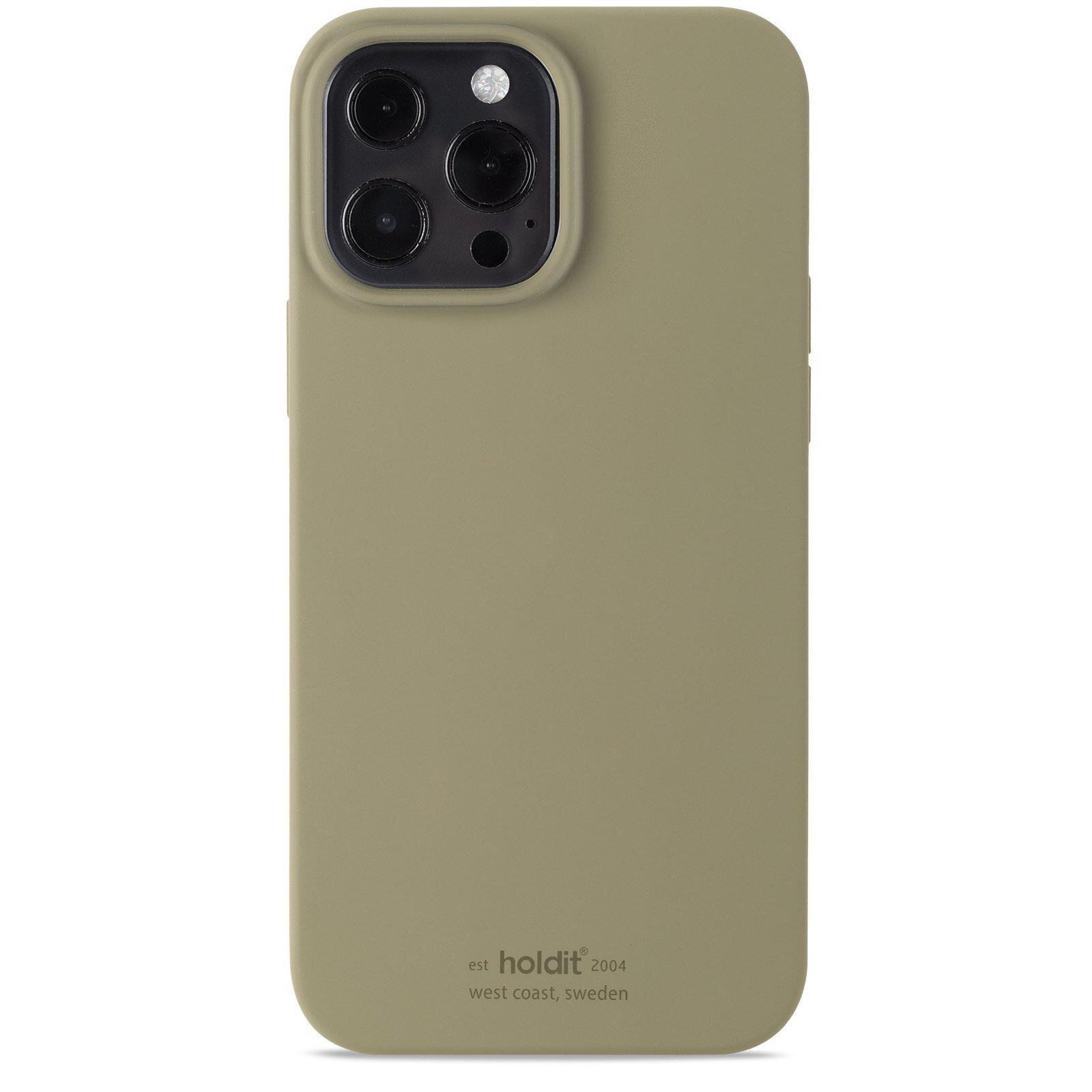 Silikonskal iPhone 13 Pro Max Khaki Green