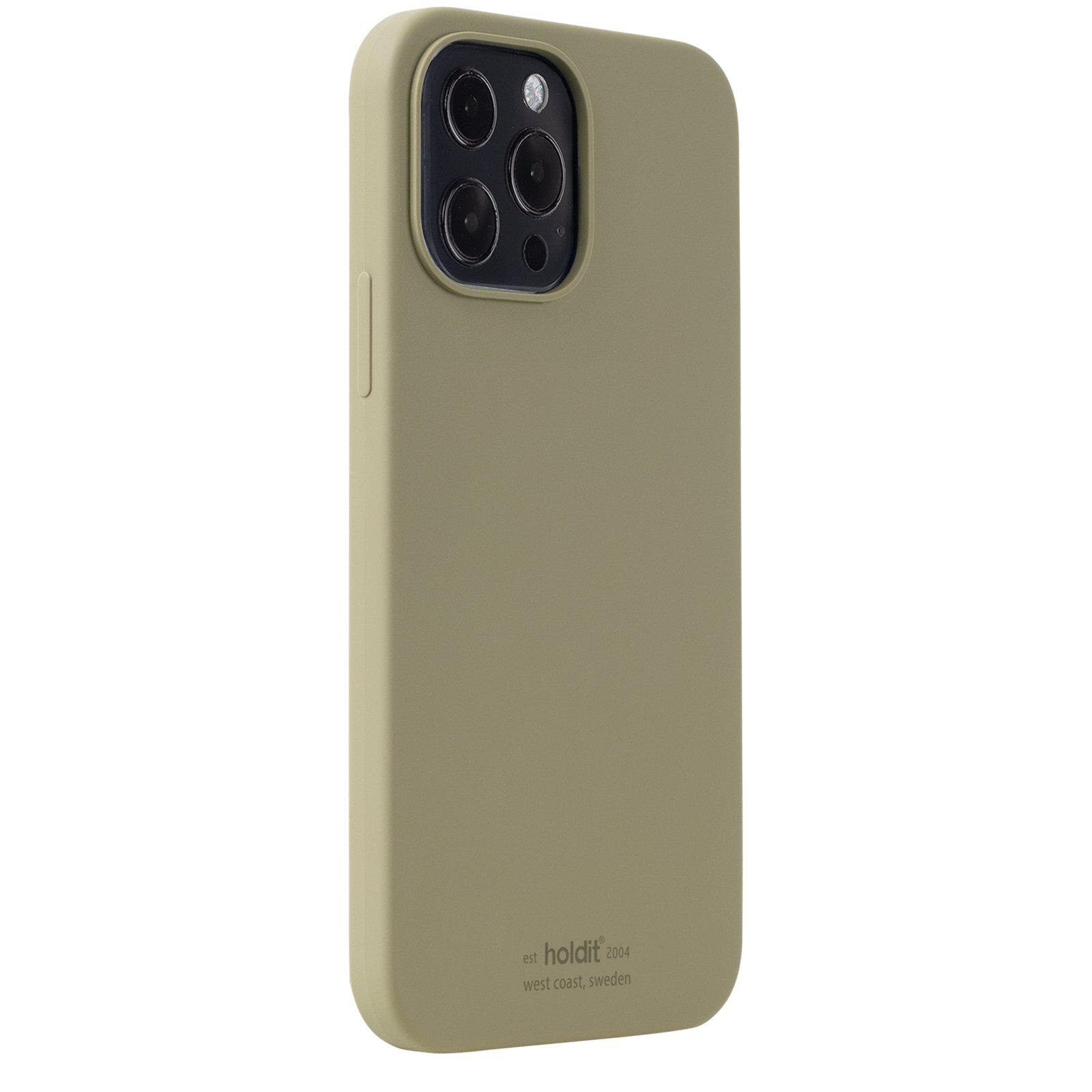 Silikonskal iPhone 13 Pro Max Khaki Green