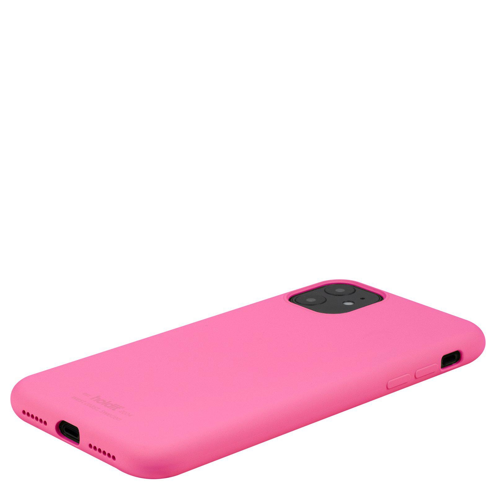 Silikonskal iPhone 11 Bright Pink