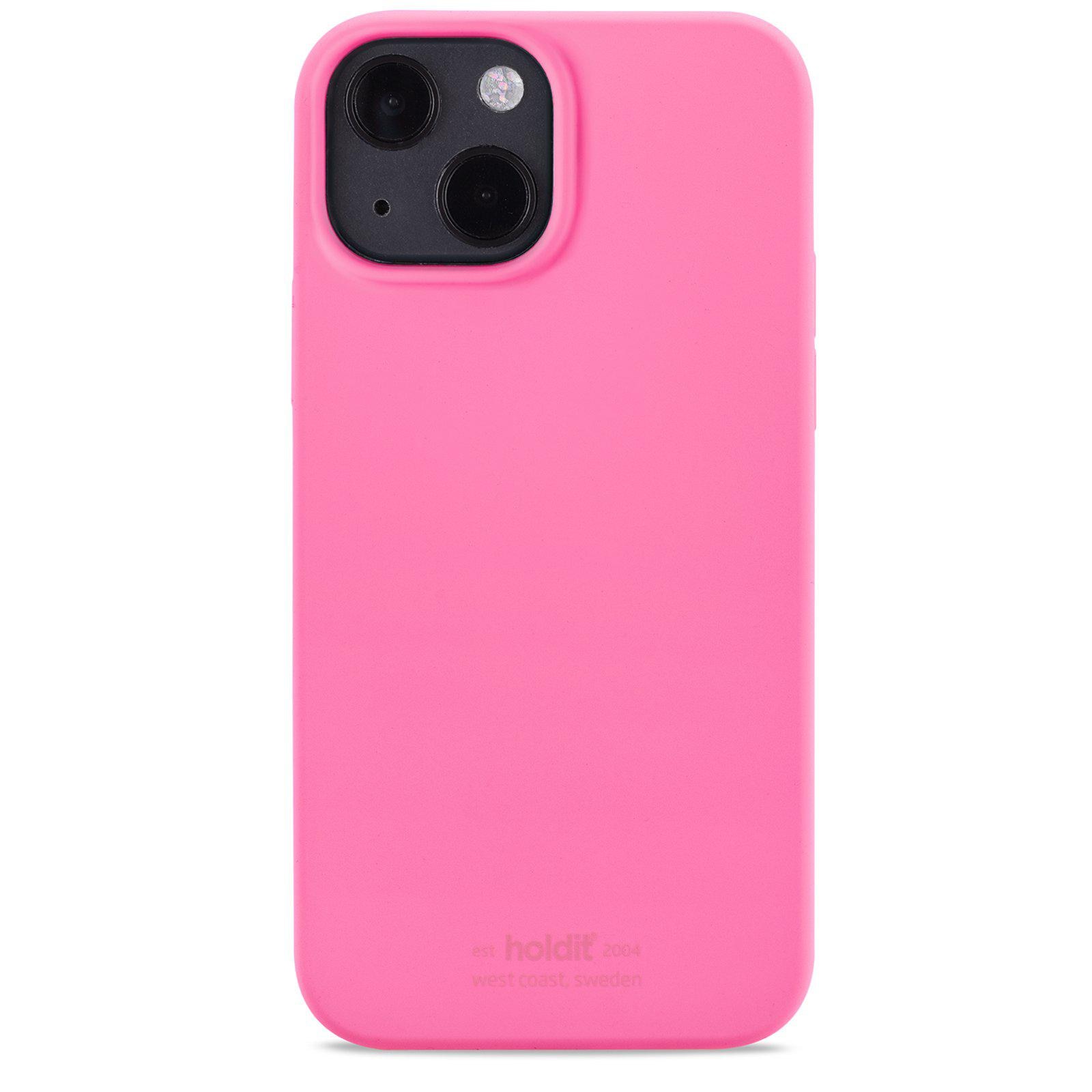 Silikonskal iPhone 13 Bright Pink