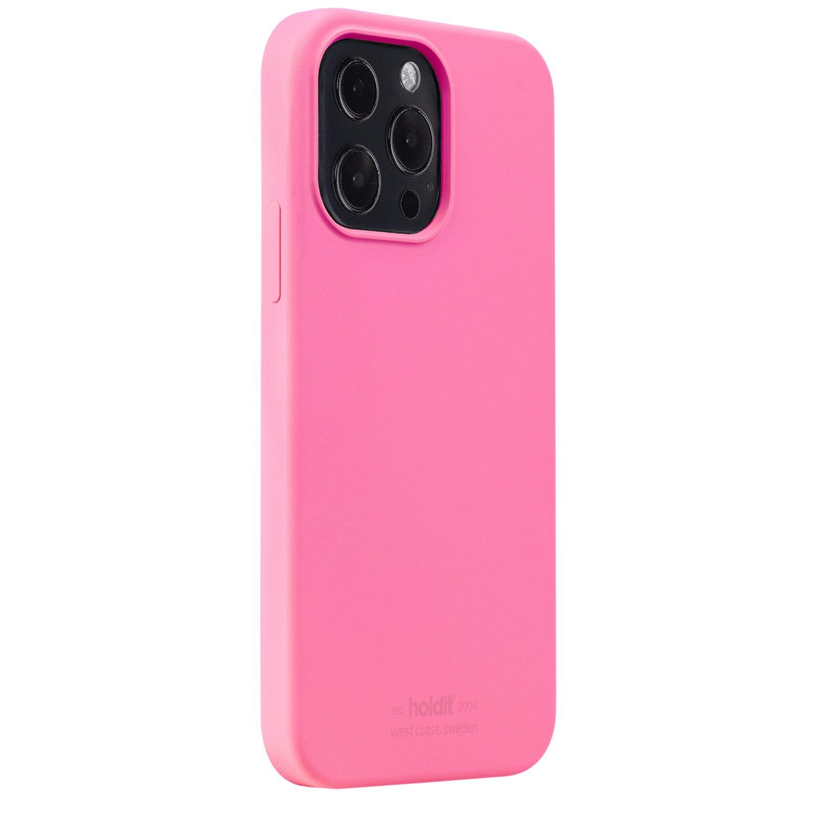 Silikonskal iPhone 13 Pro Bright Pink