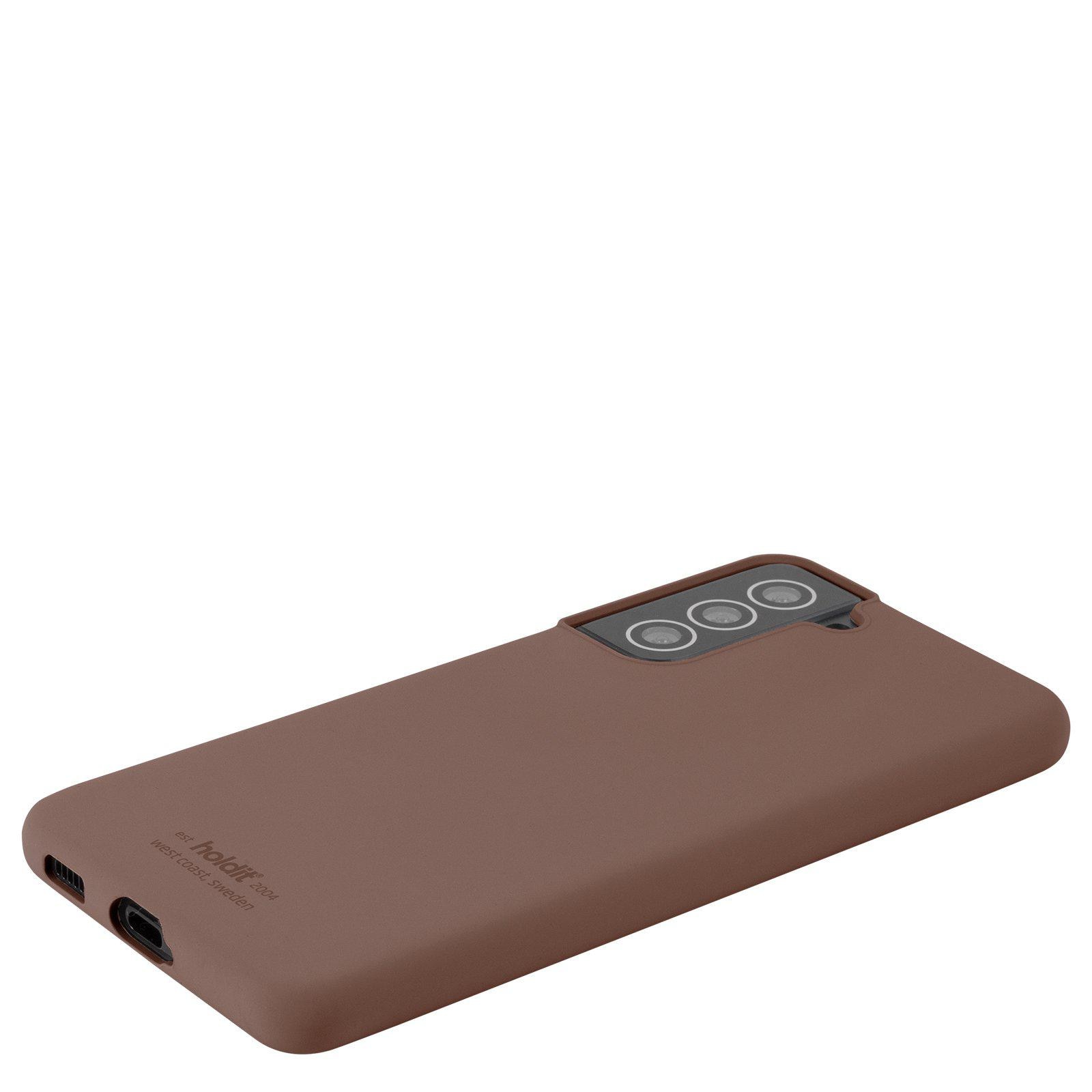 Silikonskal Samsung Galaxy S22 Dark Brown