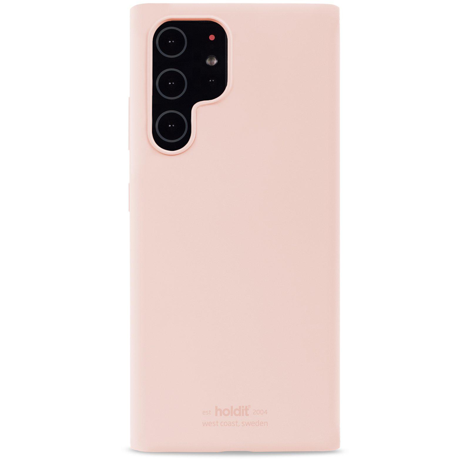 Silikonskal Samsung Galaxy S22 Ultra Rosa