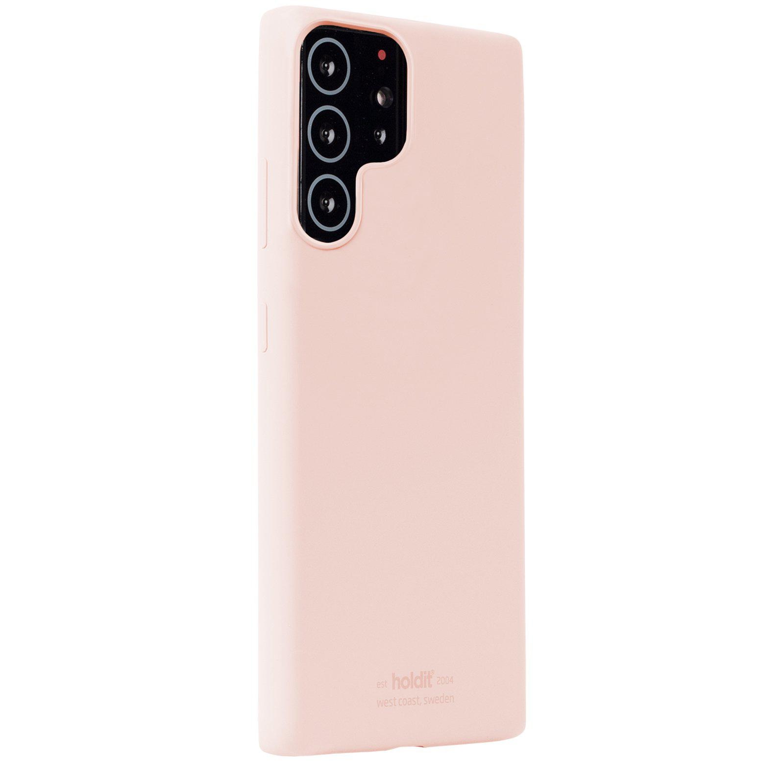 Silikonskal Samsung Galaxy S22 Ultra Rosa