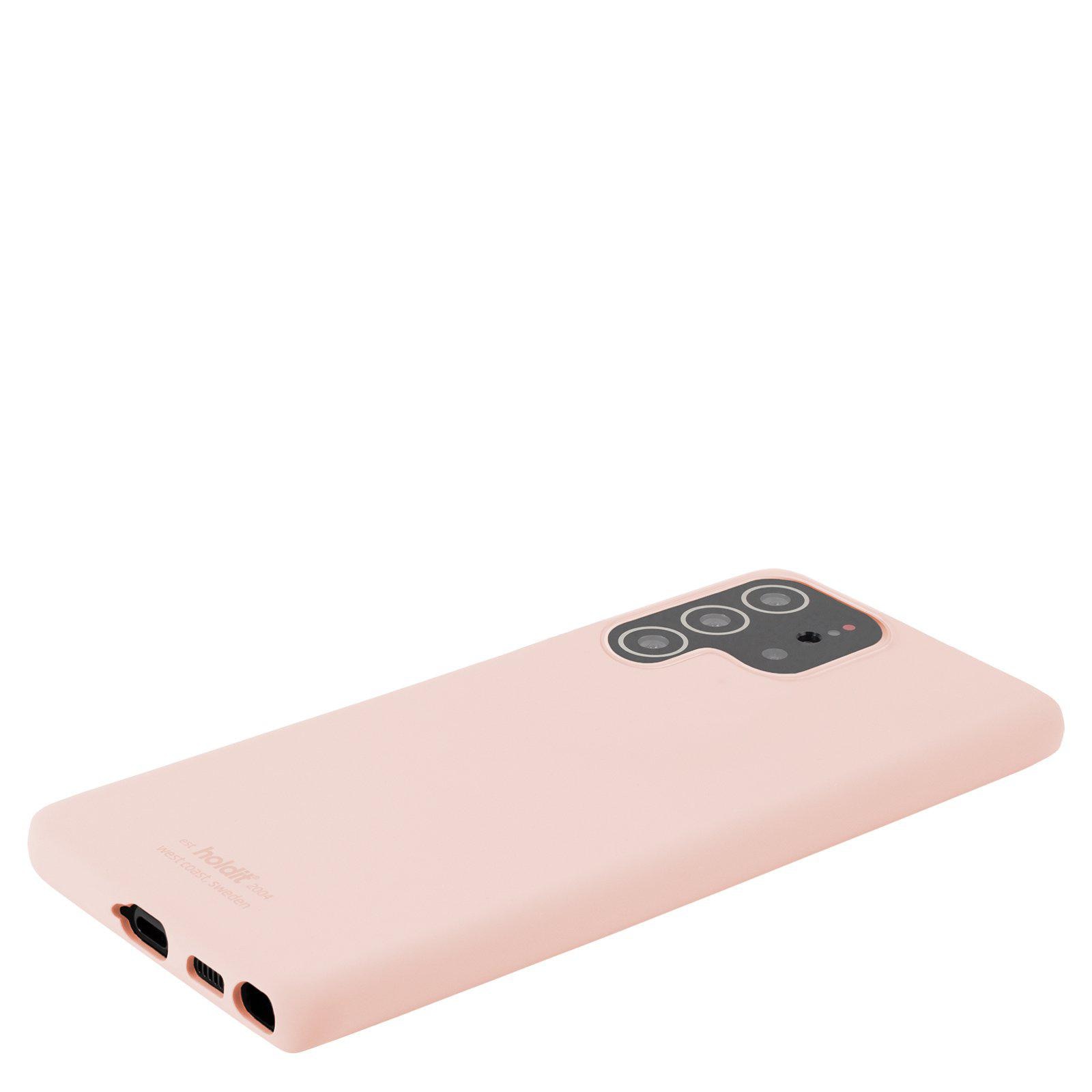 Silikonskal Samsung Galaxy S22 Ultra Rosa