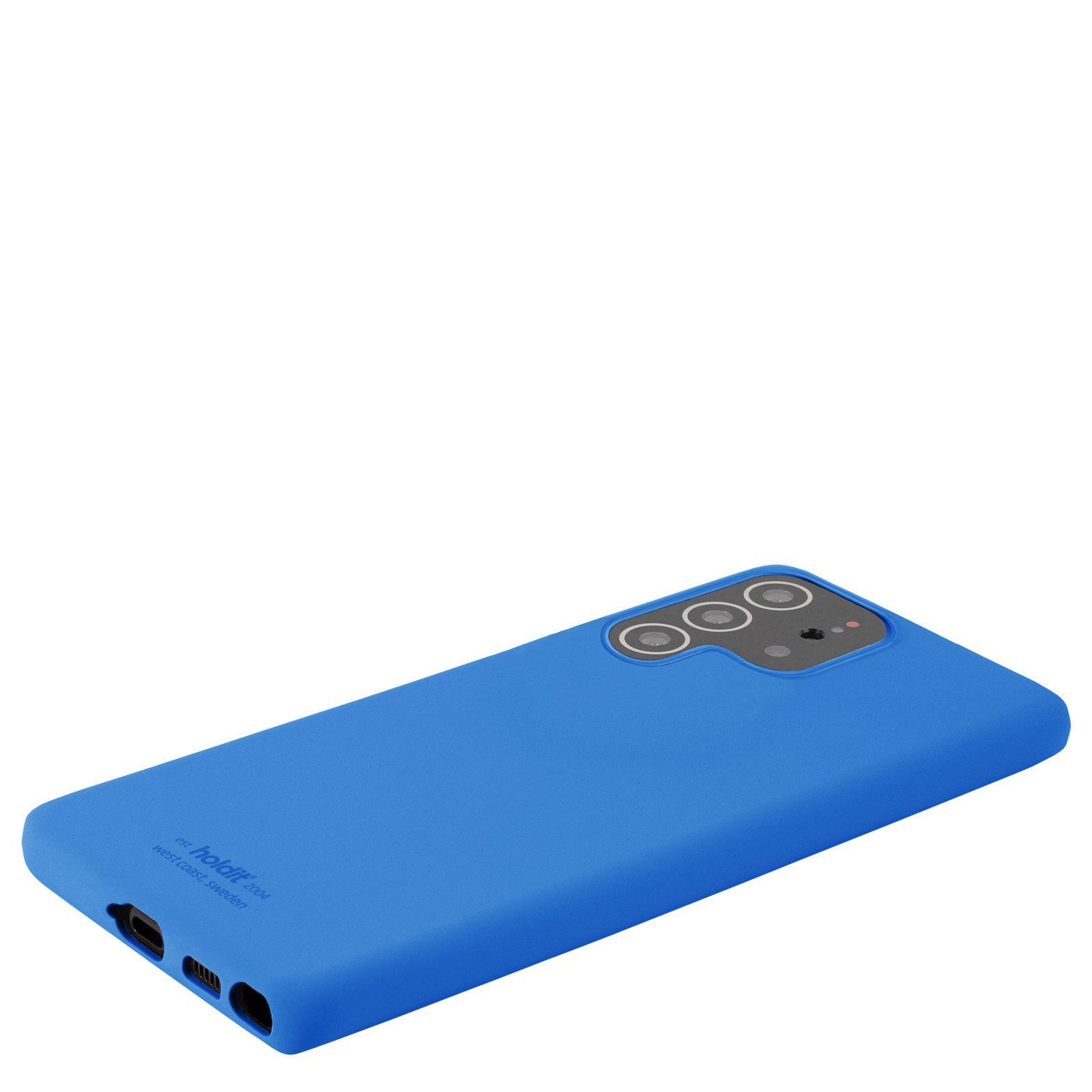 Silikonskal Samsung Galaxy S22 Ultra Blå