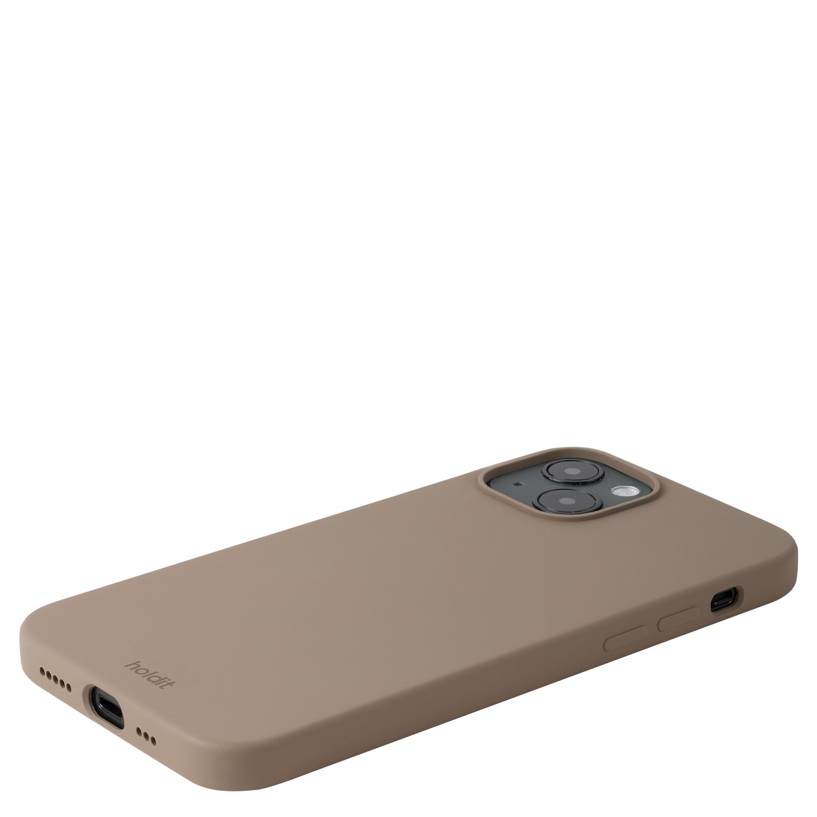 Silikonskal iPhone 14 Plus Brun