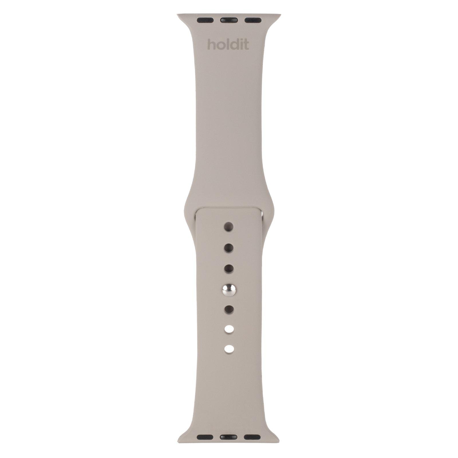 Silikonband Apple Watch 45mm Series 9 Taupe