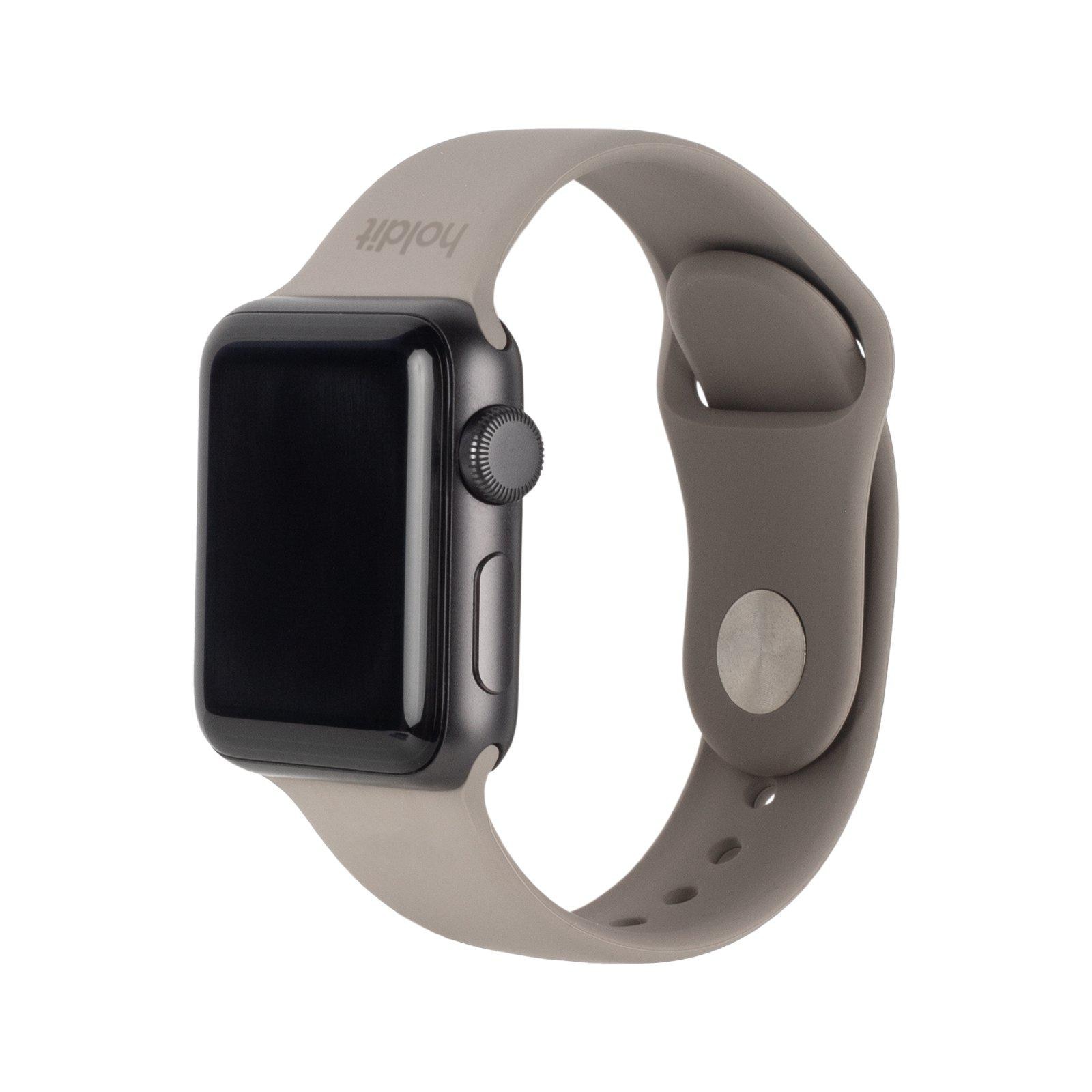 Silikonband Apple Watch 45mm Series 9 Taupe