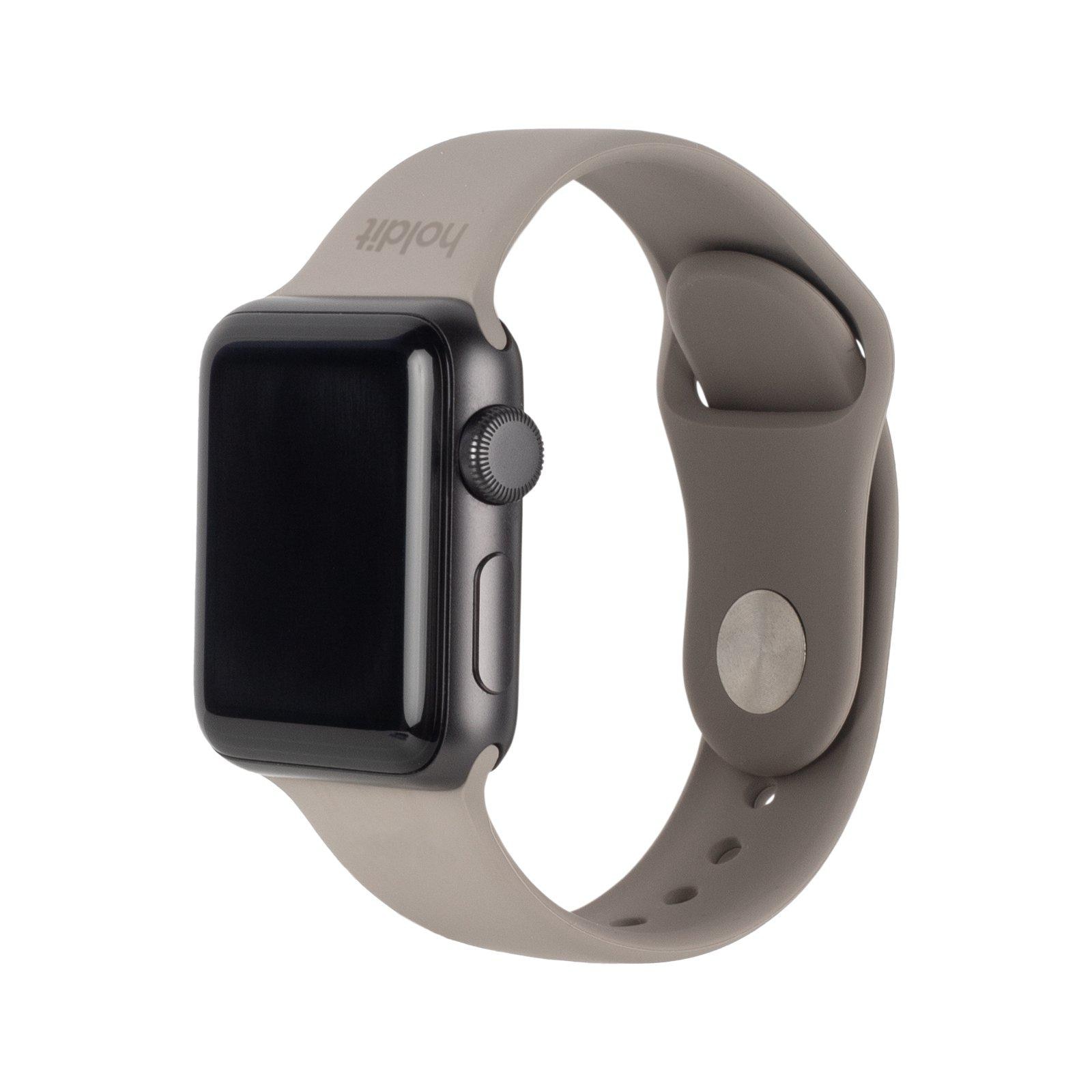 Silikonband Apple Watch SE 44mm Taupe