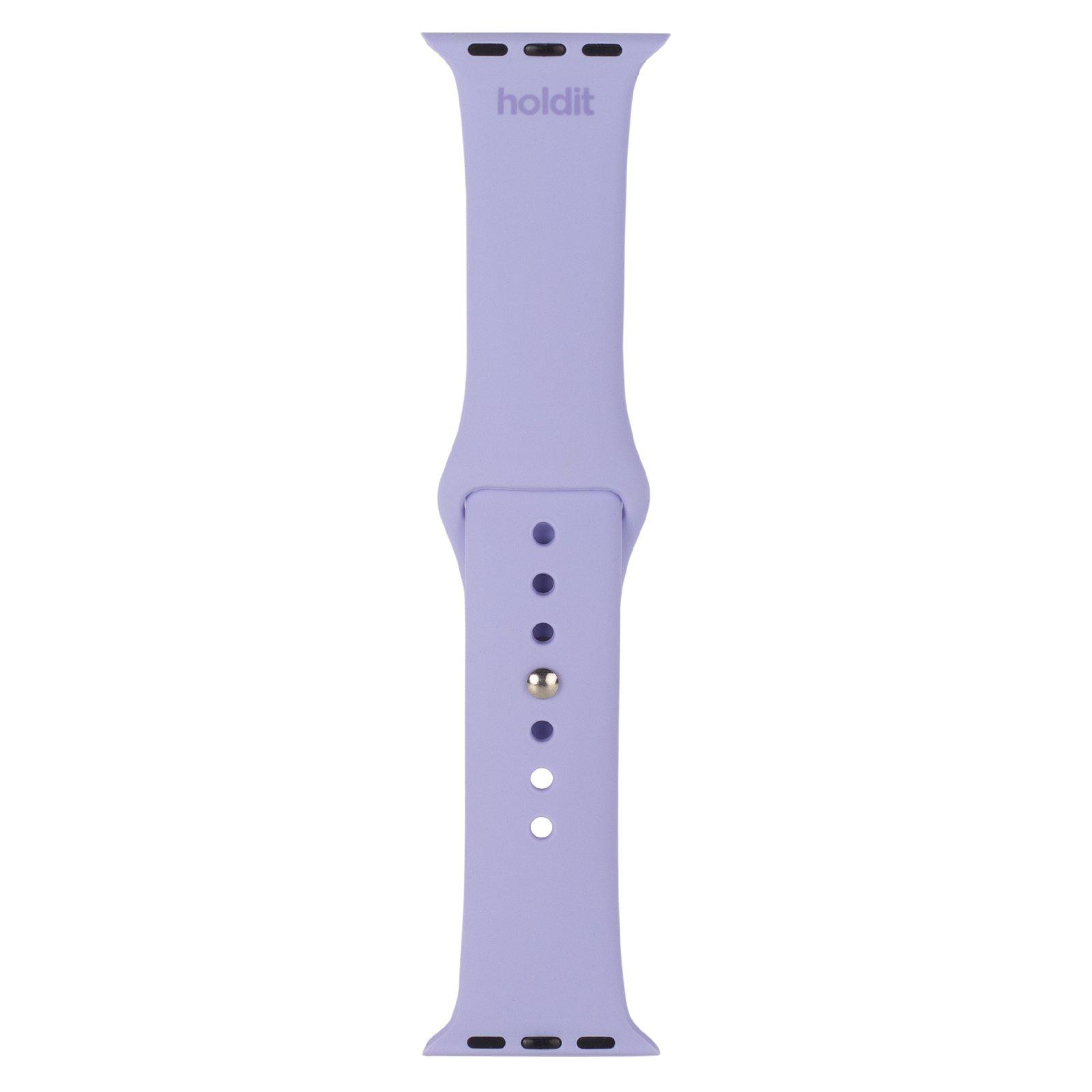 Silikonband Apple Watch SE 44mm Lavender
