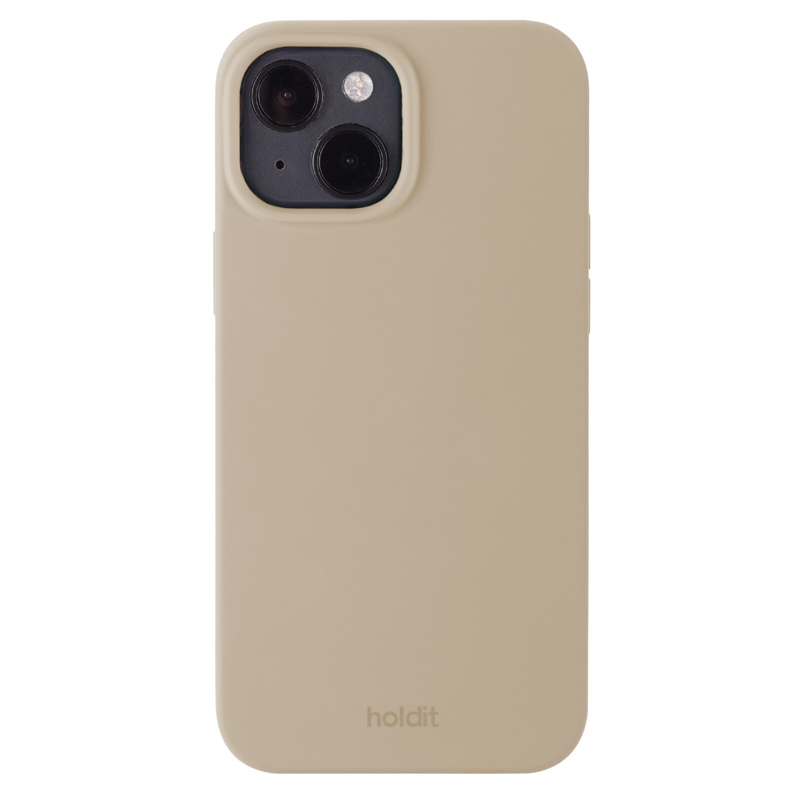 Silikonskal iPhone 14 Latte Beige