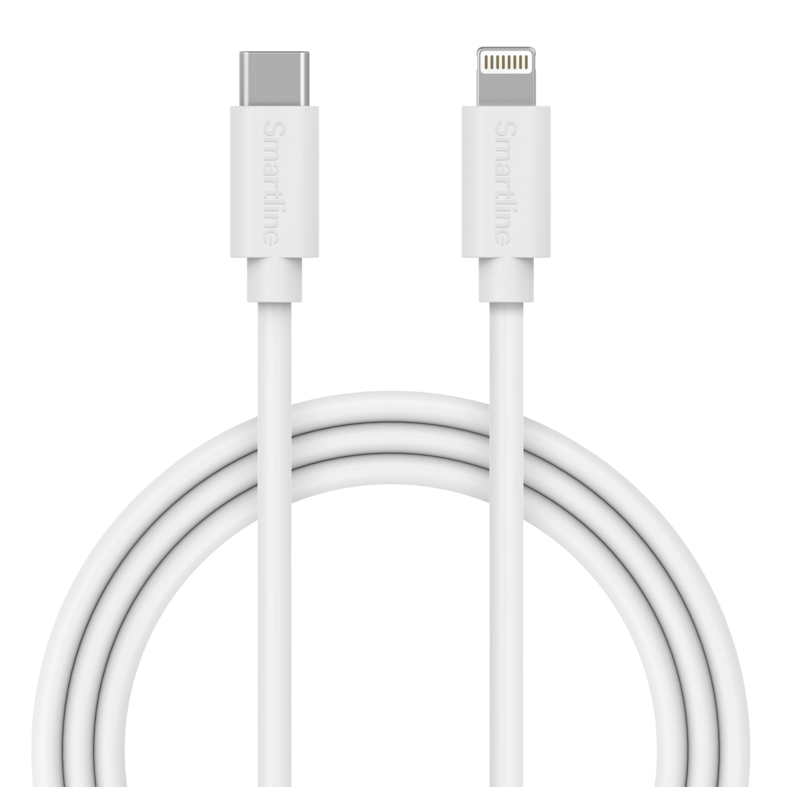 USB-kabel USB-C -> Lightning 3m Vit