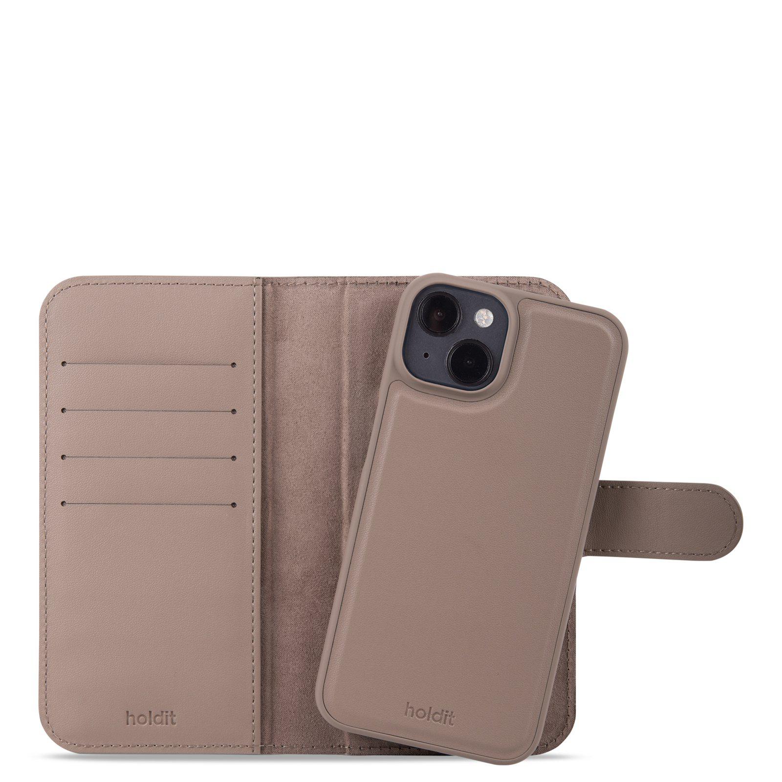 Plånboksfodral Magnet Plus iPhone 15 Mocha Brown