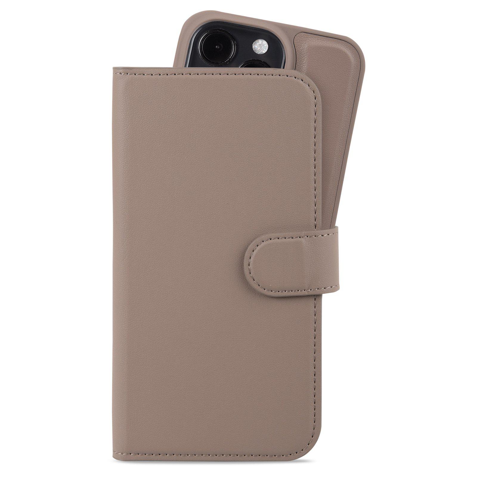 Plånboksfodral Magnet Plus iPhone 15 Pro Mocha Brown