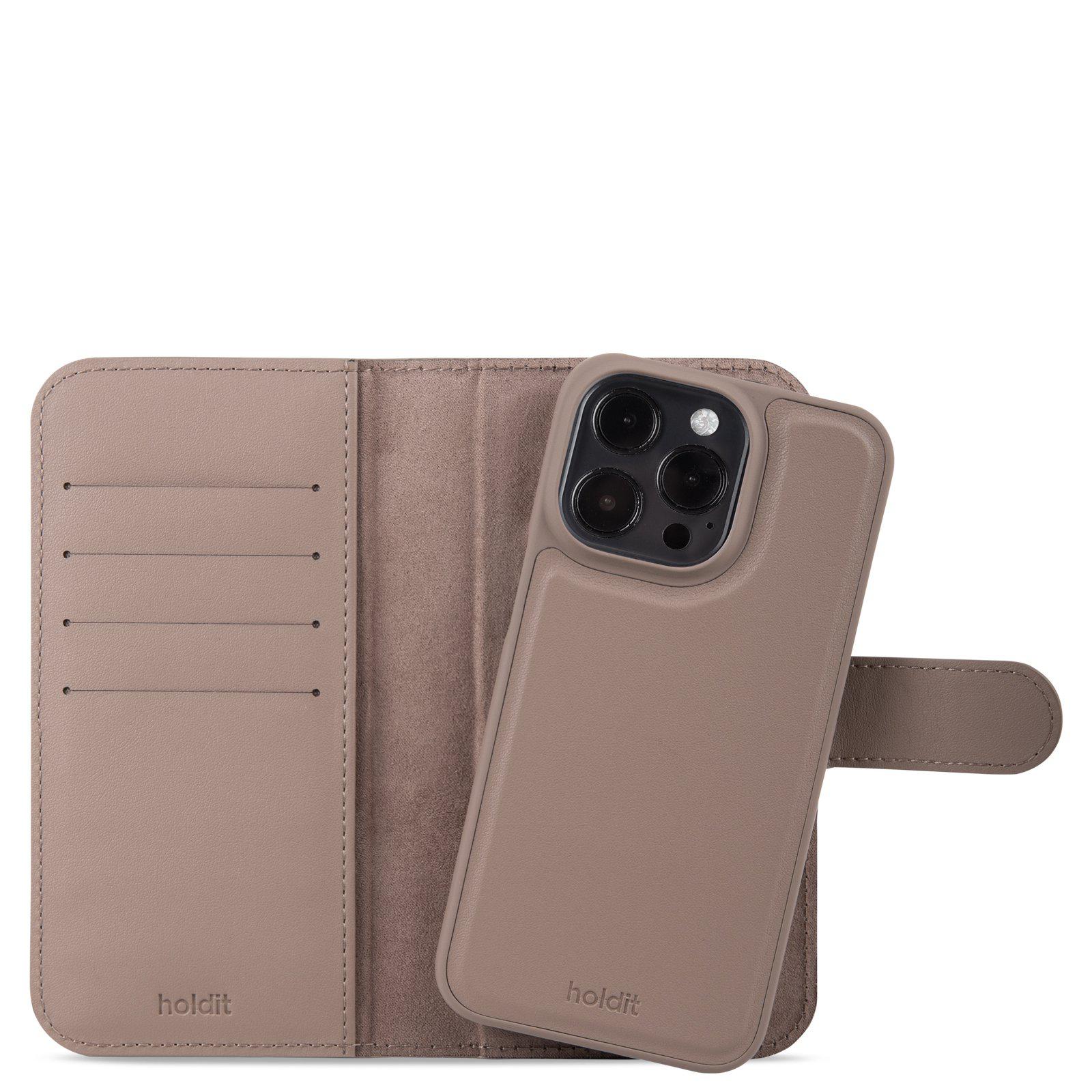 Plånboksfodral Magnet Plus iPhone 15 Pro Mocha Brown