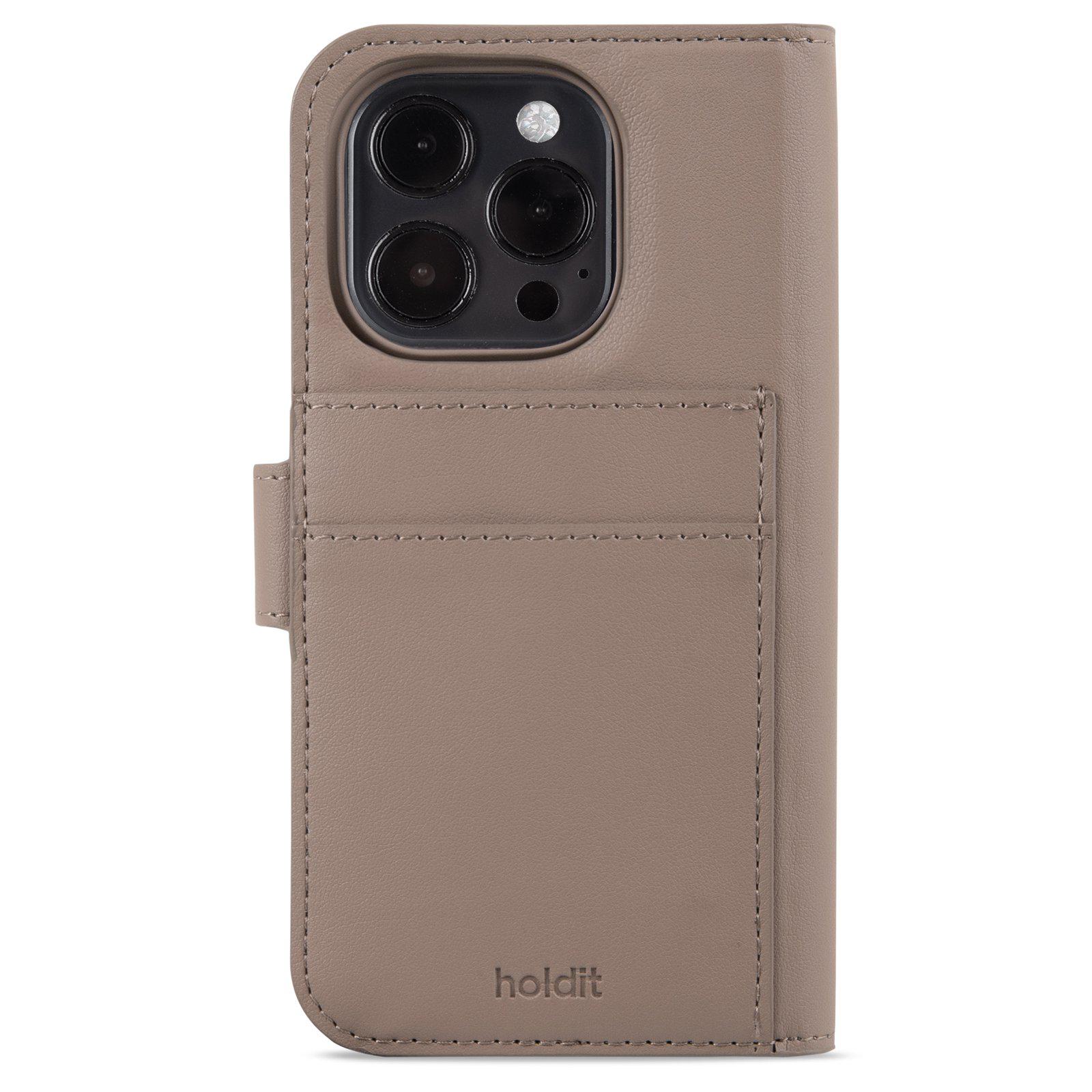 Plånboksfodral Magnet Plus iPhone 15 Pro Mocha Brown