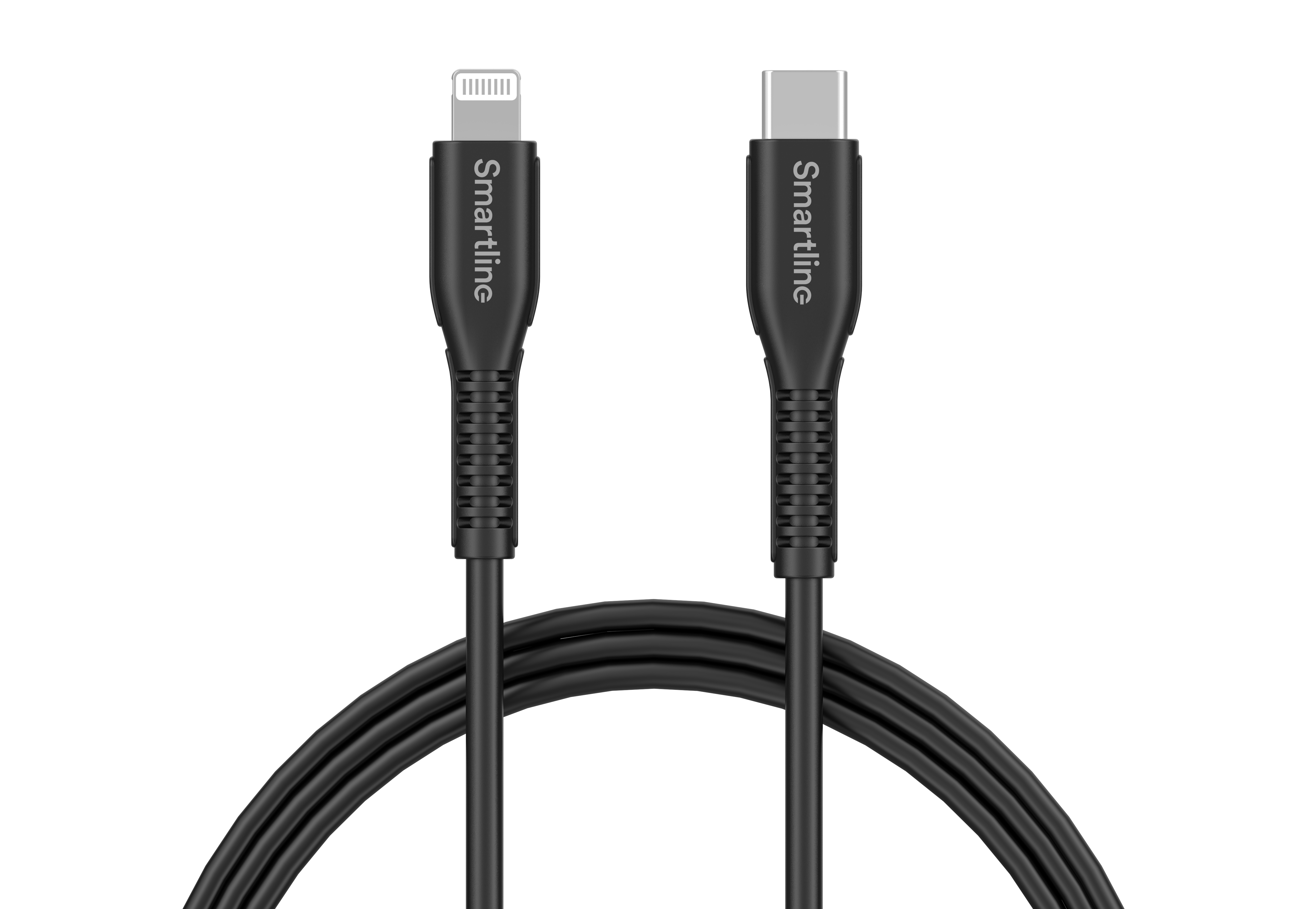 Strong USB-kabel USB-C - Lightning 2m svart