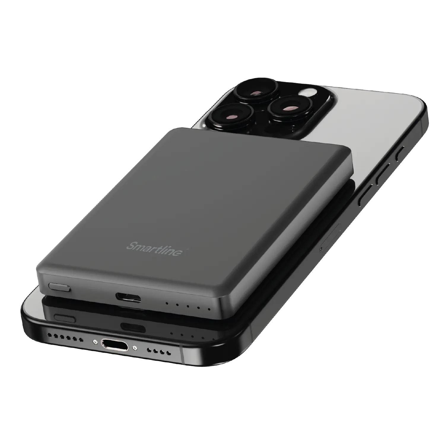 Trådlös Magnetic Powerbank Qi2 5000mAh svart