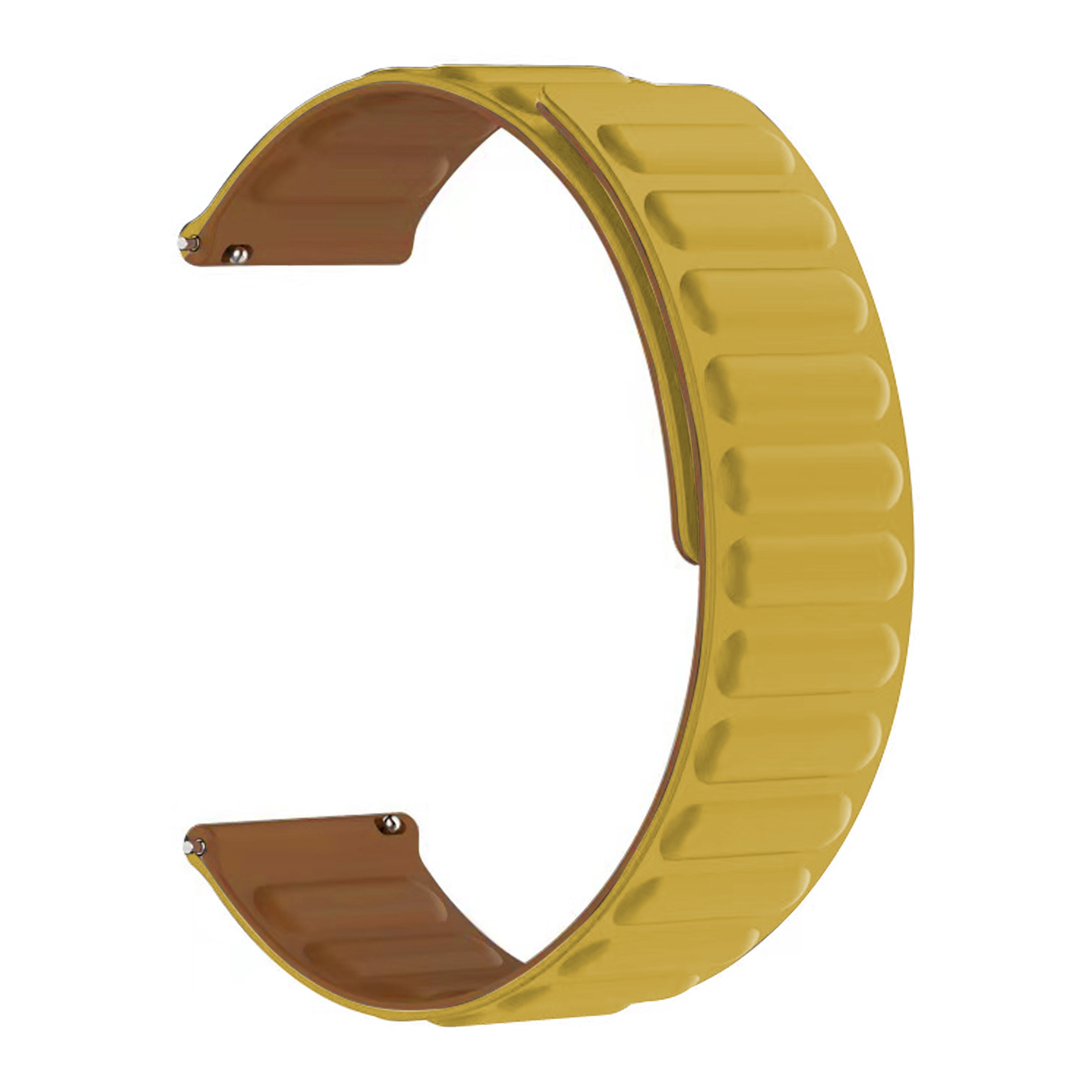 Magnetiskt silikonarmband Garmin Vivomove Style gul
