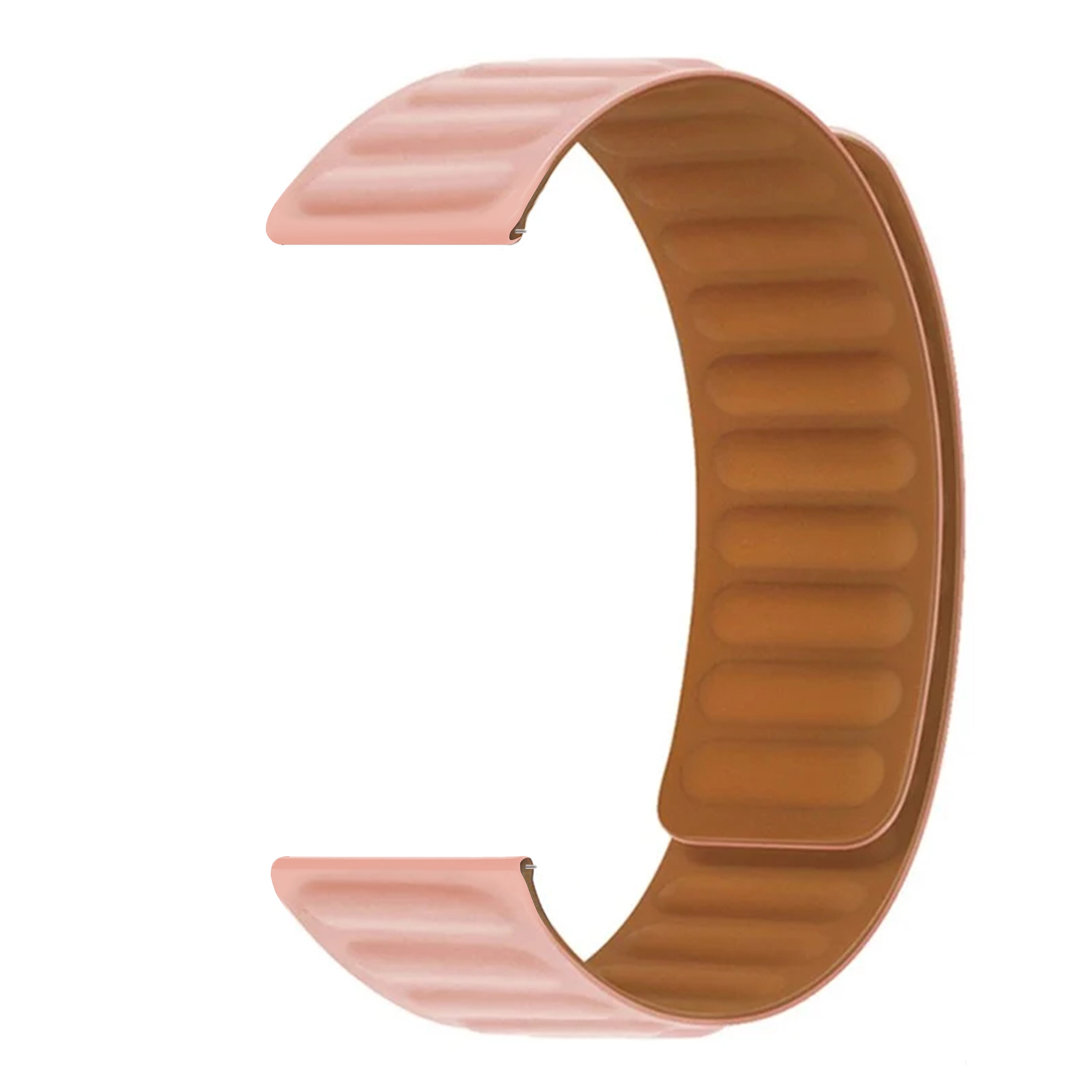 Magnetiskt silikonarmband Withings ScanWatch 2 42mm rosa
