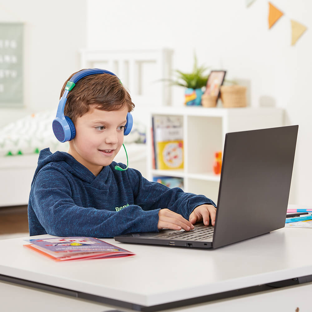 Teens Guard On-Ear Wireless Barnhörlurar blå