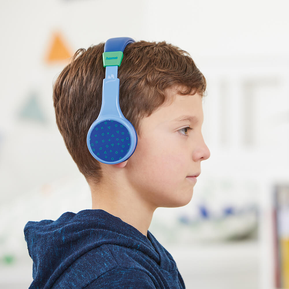 Teens Guard On-Ear Wireless Barnhörlurar blå