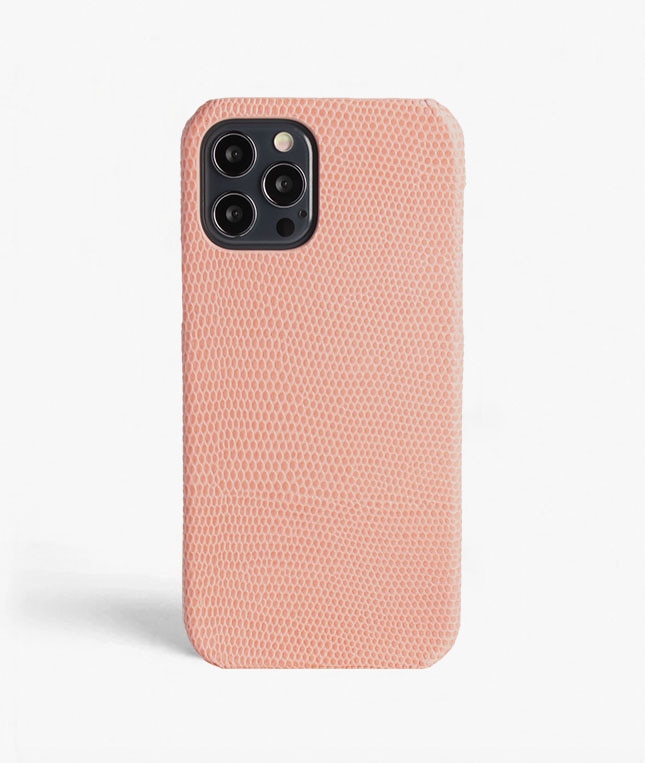 Skal iPhone 12/iPhone 12 Pro Lizard Rosa