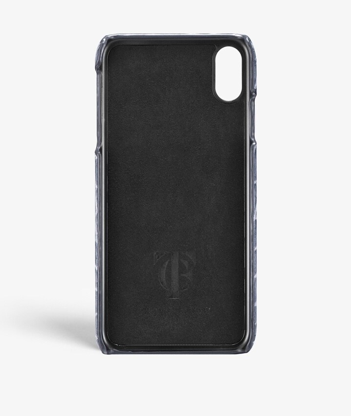 Skal iPhone Xr Croco Grå