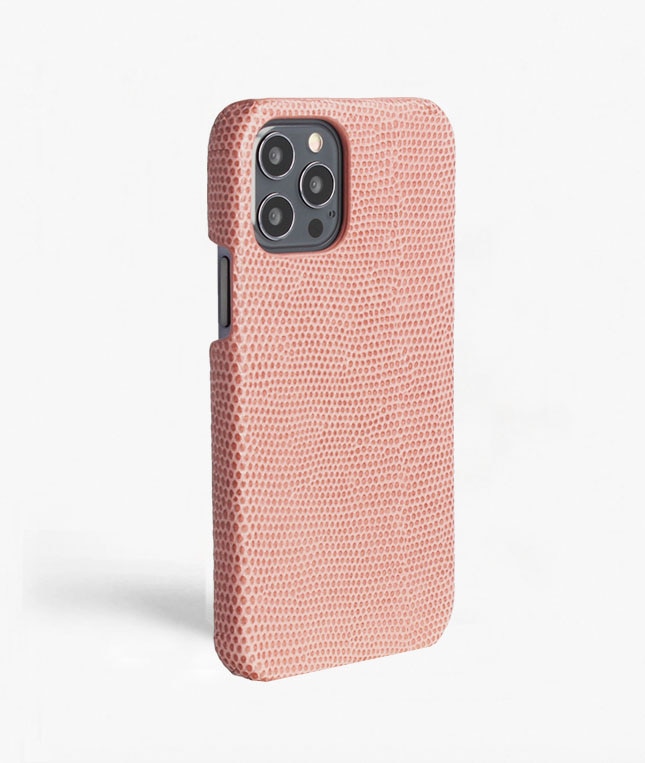 Skal iPhone 12/iPhone 12 Pro Lizard Rosa Antico