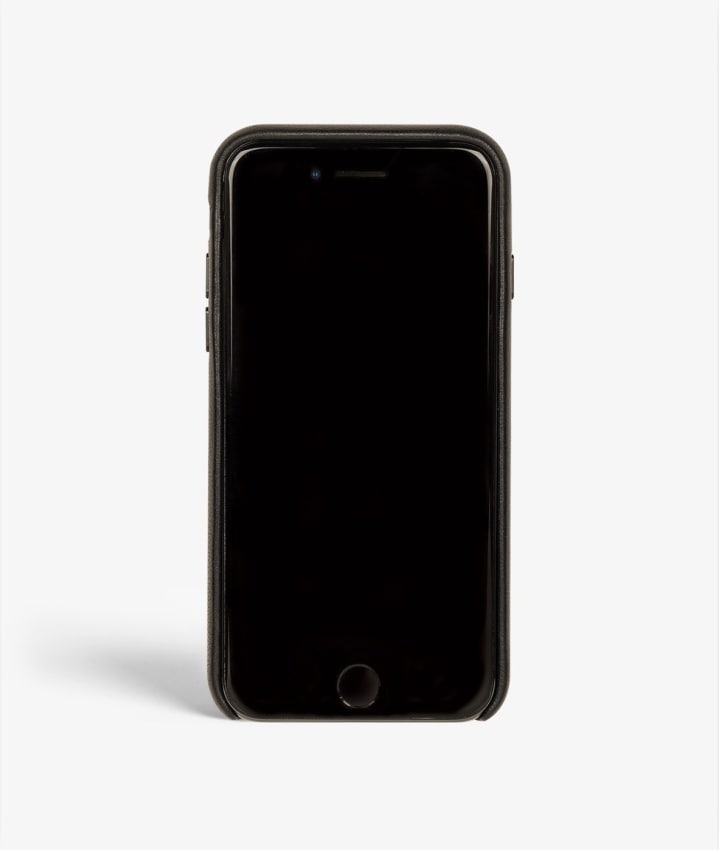 Street Collection iPhone 8 Wrapped Egdes Nappa Black
