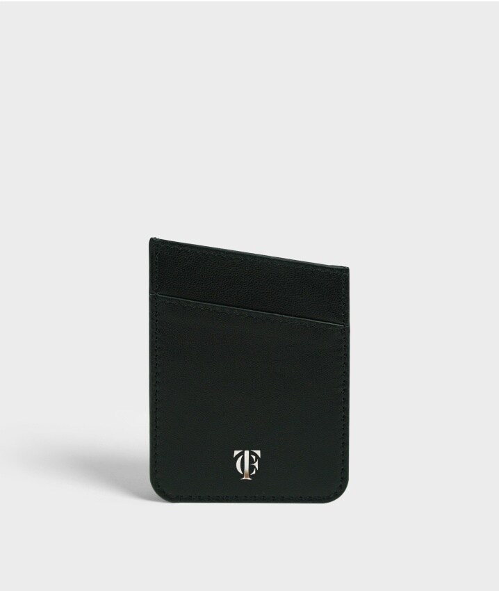 S.C Självhäftande Korthållare Nappa Black