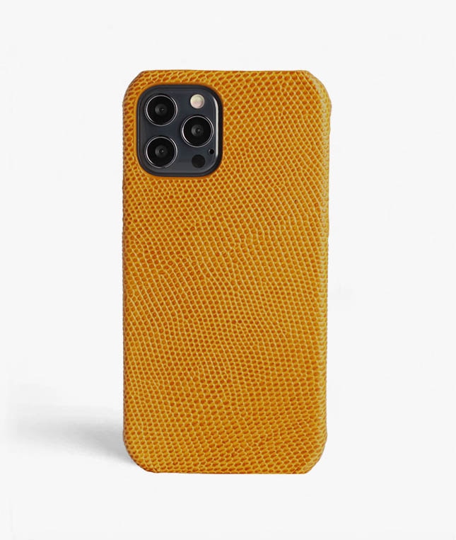 Skal iPhone 12/iPhone 12 Pro Lizard Gul