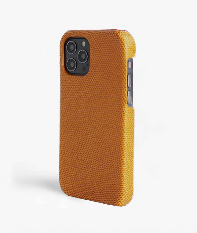 Skal iPhone 12/iPhone 12 Pro Lizard Gul