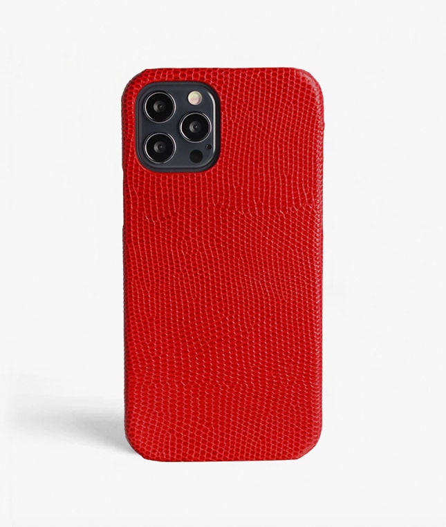 Skal iPhone 12/iPhone 12 Pro Lizard Röd