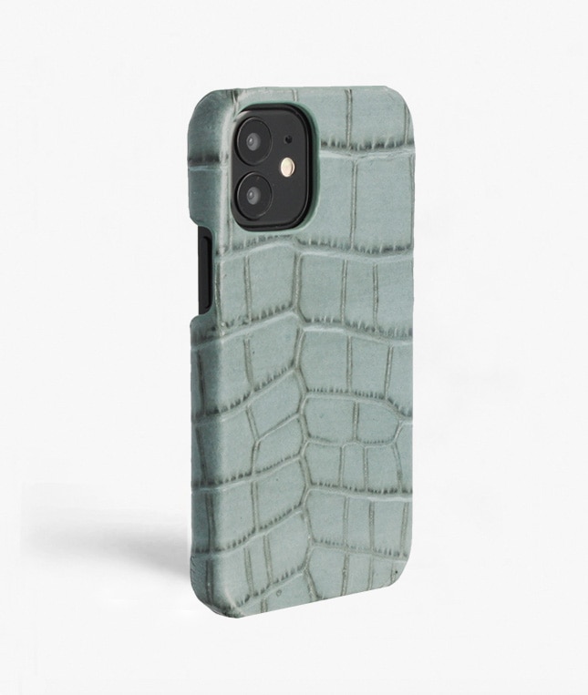 Skal iPhone 12 Mini Croco Teal