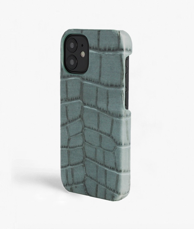 Skal iPhone 12 Mini Croco Teal