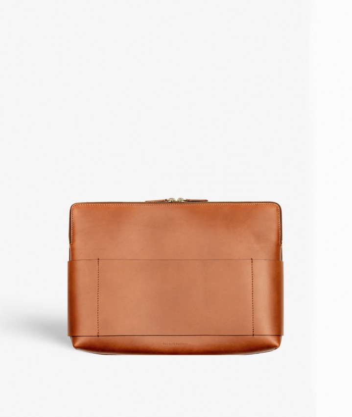 Datorväska 15" Vegetable Tanned Brun