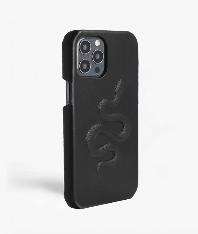 Skal iPhone 12/iPhone 12 Pro Snake Svart