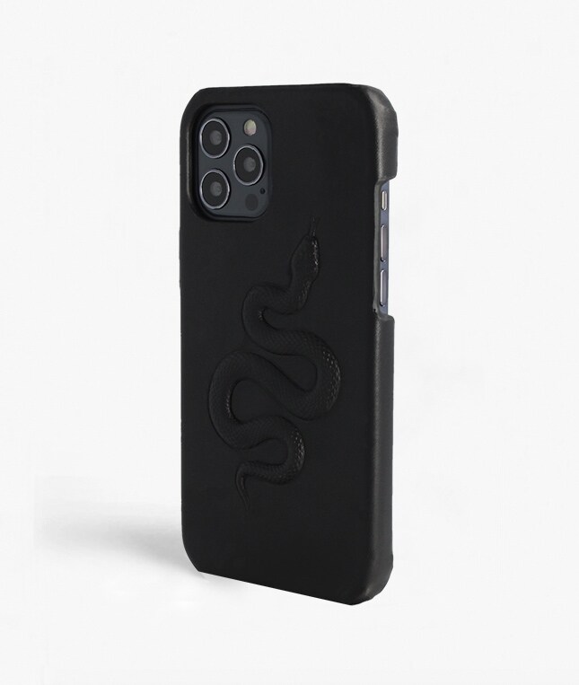 Skal iPhone 12/iPhone 12 Pro Snake Svart