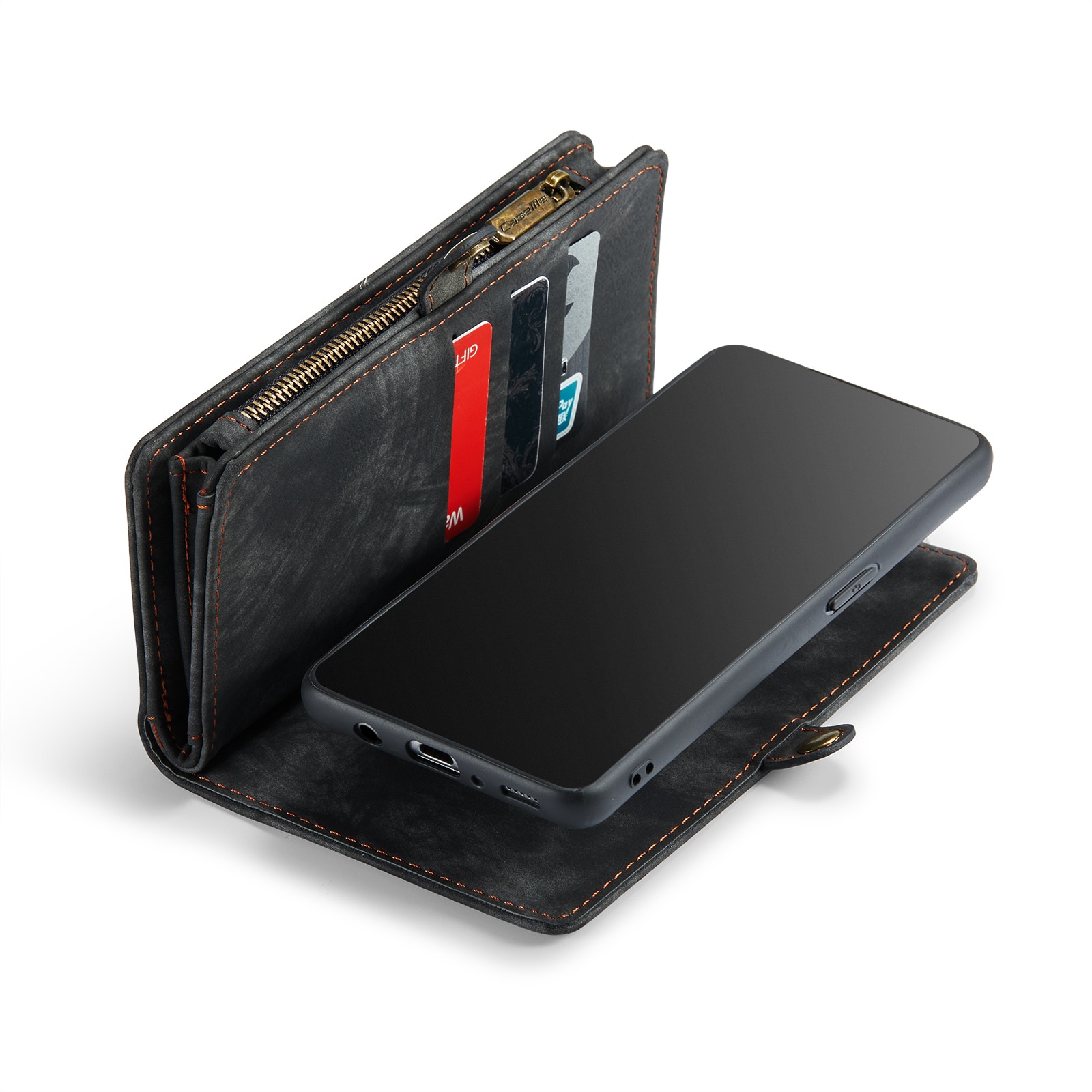 Multi-slot Plånboksfodral Samsung Galaxy S9 grå
