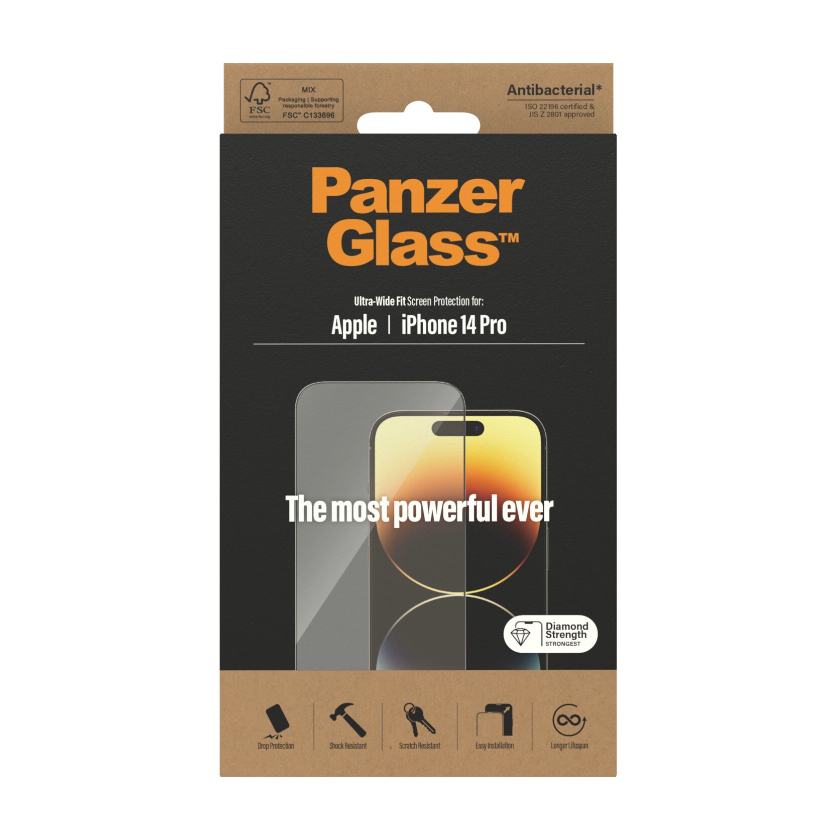 iPhone 14 Pro Screen Protector Ultra Wide Fit