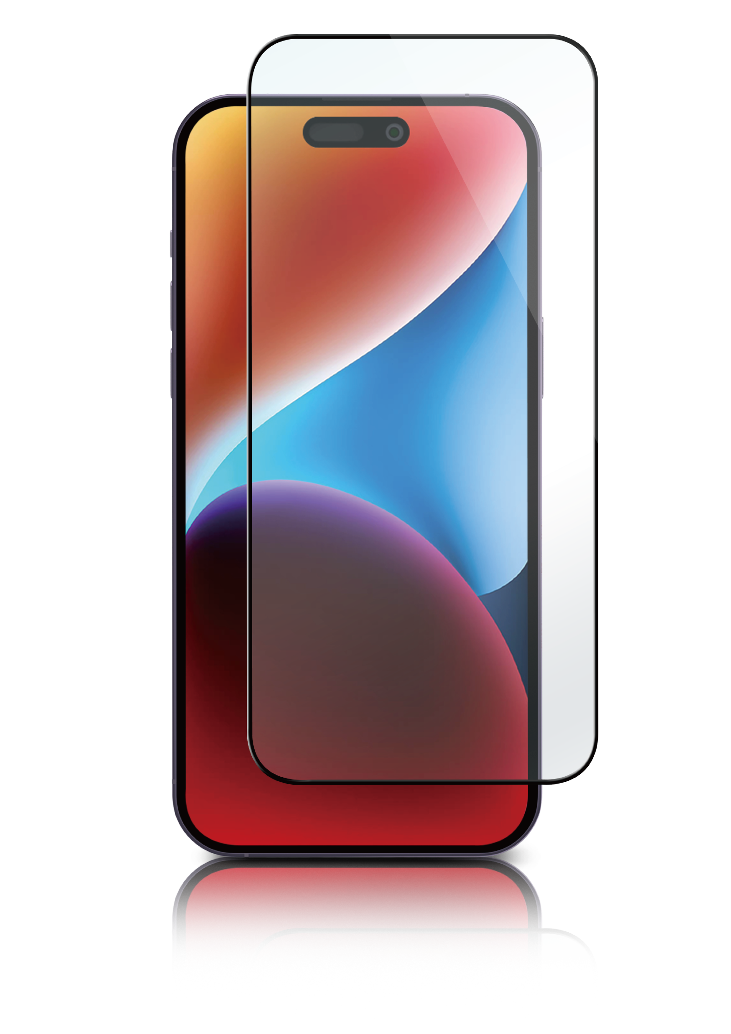 Full-Fit Glass iPhone 15 Black
