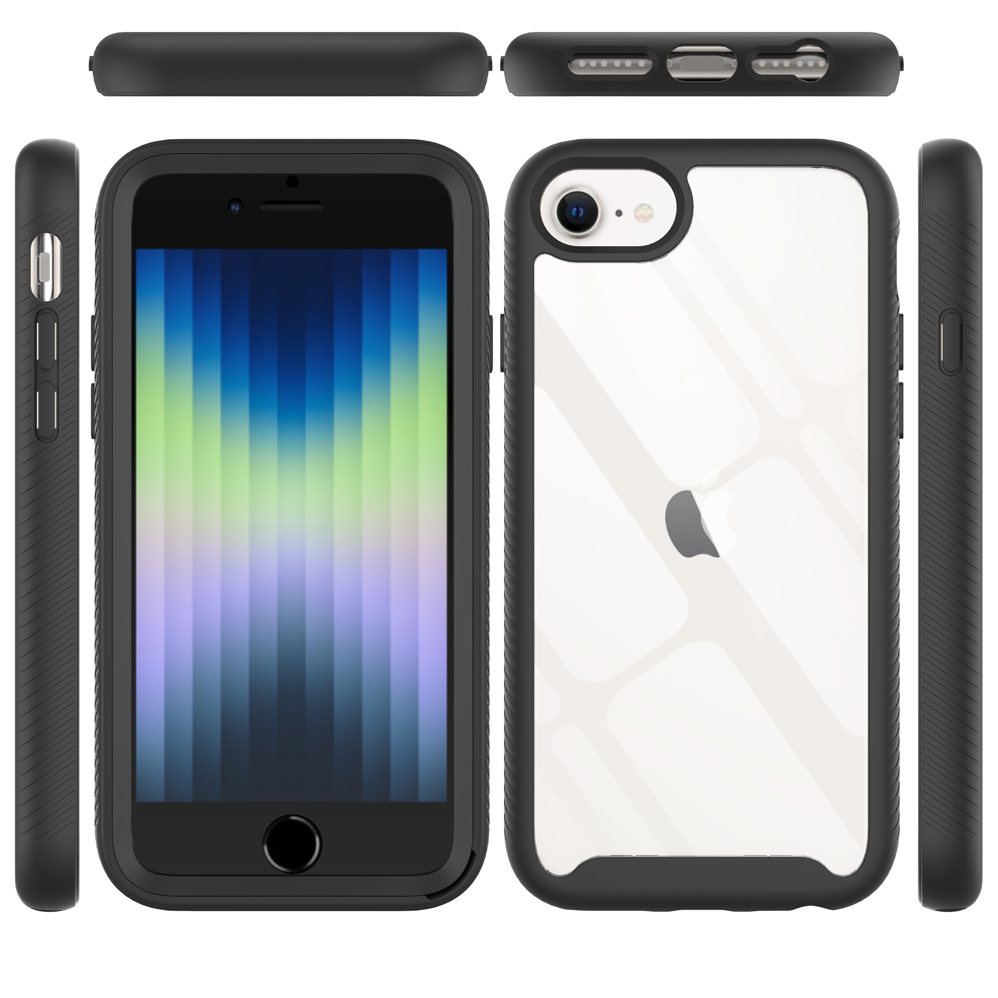 Full Protection Case iPhone SE (2022) Black