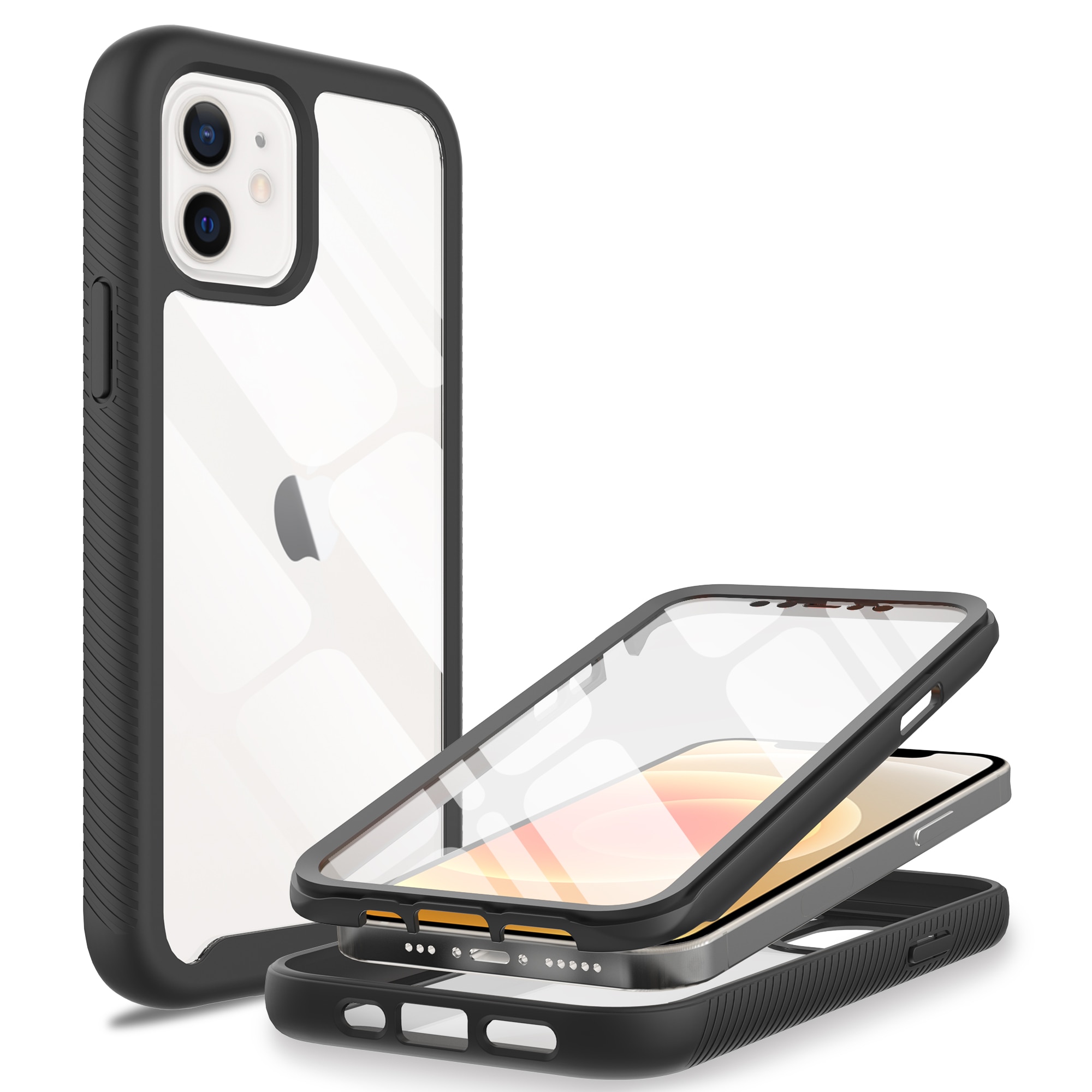 Full Protection Case iPhone 12 Mini Black
