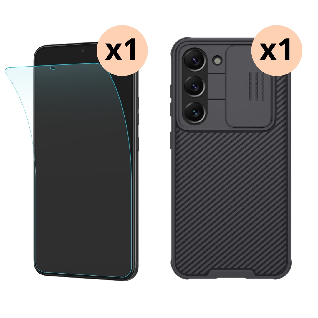 Samsung Galaxy S24 Plus Kit med CamShield Skal och 2-pack Neo Flex