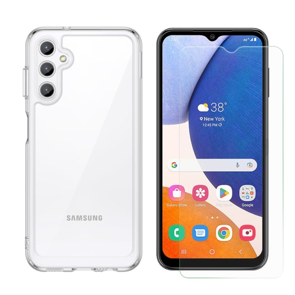 Samsung Galaxy A14 Kit med Skal och Skärmskydd