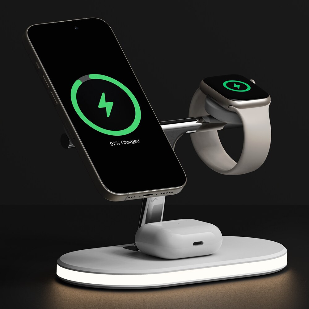 3-in-1 MagSafe Wireless Charger Stand vit
